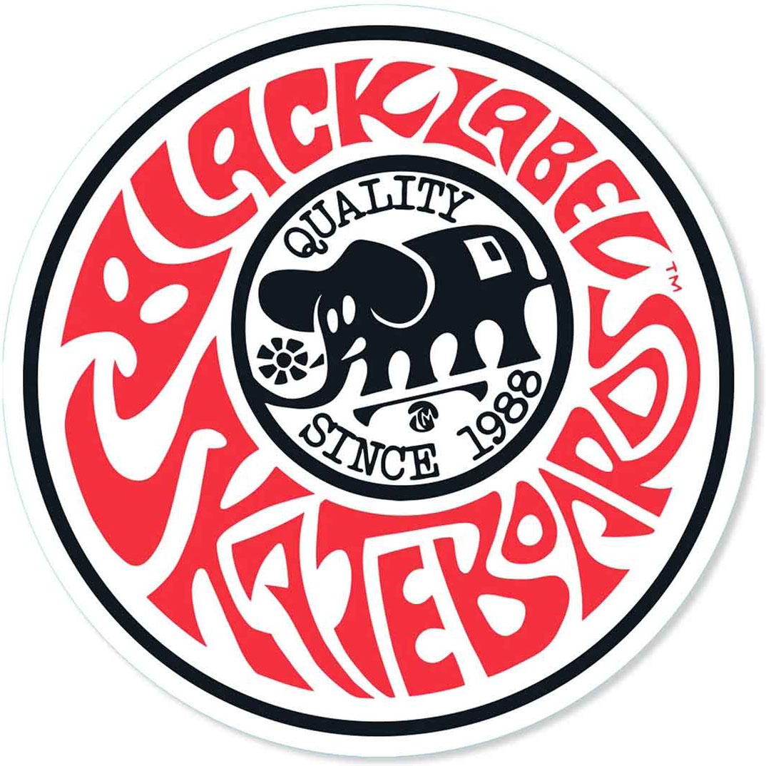 BLACK LABEL TEAM UNDEAD SMOKIN' CLUB BLACK DIP SHAPED DECK 10.25 AWH